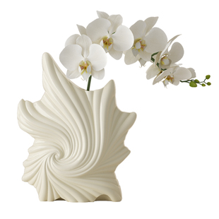 奶油风抽象艺术花瓶摆件高级感新居客厅卧室摆设玄关酒柜软装饰品