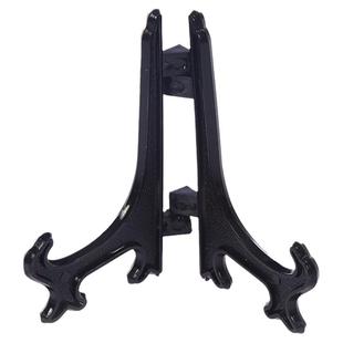 透明塑料装饰支架 相框纸盘圆盘架子折叠装饰架摆件工艺品托架