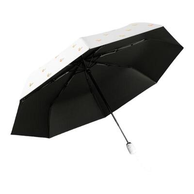 时光情人防晒黑胶涂层雨伞