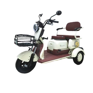 新款电动三轮女士家用小型接送孩子三轮电瓶车老年代步车可带棚