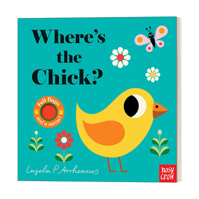 英文原版 Where's the Chick? 小鸡在哪里 纸板触摸翻翻书 英文版 进口英语原版书籍