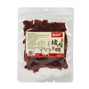 高品轩黑胡椒猪肉脯整片大片原切