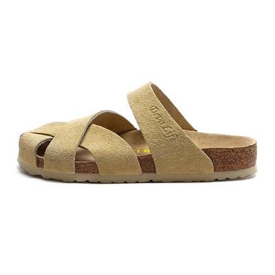 Devo Life的沃软木拖鞋女包头平底防滑夏季休闲时尚凉拖鞋 24023