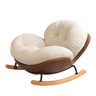 单人懒人沙发窝窝椅子可躺可睡复古风人类狗窝客厅摇摇椅可拆洗