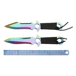 户外刀野外生存刀防身战术直刀军工刀潜水小刀露营猎刀高硬度锋利