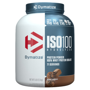 Dymatize狄马泰斯ISO100水解分离纯乳清蛋白质粉5磅 运动营养粉