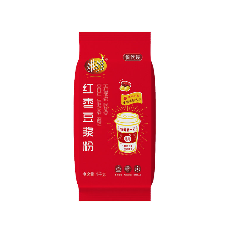 维维纯豆浆粉红枣豆奶粉商用脱渣