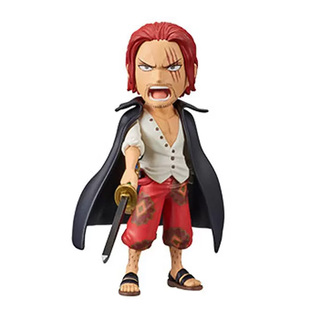 万代眼镜厂景品 WCF 海贼王 RED 剧场版香克斯罗宾手办摆件