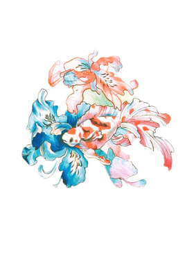 苏小木高级日式浮世绘花臂纹身