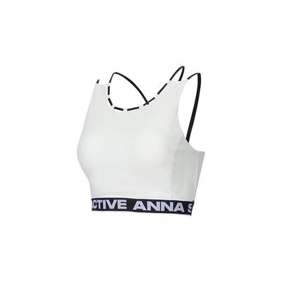 ANNASUI安娜苏运动一体杯防震跑步健身瑜伽文胸美背内衣抗菌凉感