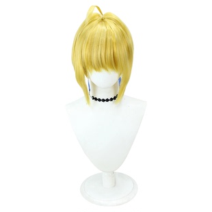 saber吾王cos假发呆毛Fate阿尔托利亚尼禄冲田总司cosplay大发包