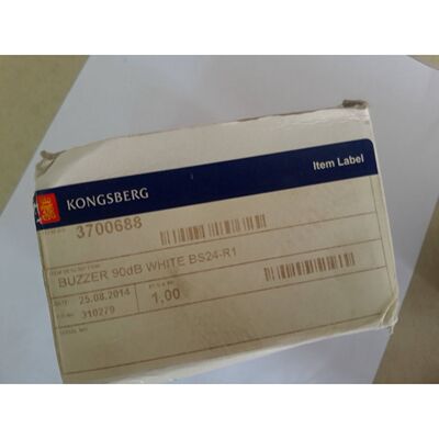 议价KONGSBERG 3700688  BUZZER  90dB  WHITE  BS24-R1  现货