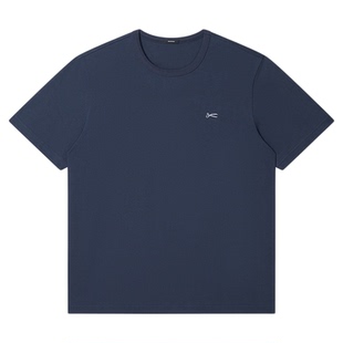 DENHAM男士经典热销LOGO剪刀短袖T恤男女同款蓝色灰色