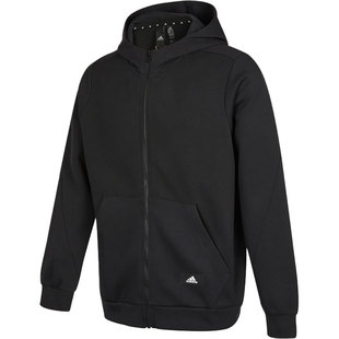 Adidas/阿迪达斯官方正品当季新款运动男子拉链连帽外套HA1416