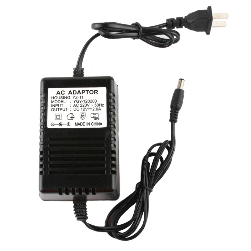 DC12V/2000mA=2A稳压线性直流电源适配器 变压器For CCD CAMERA