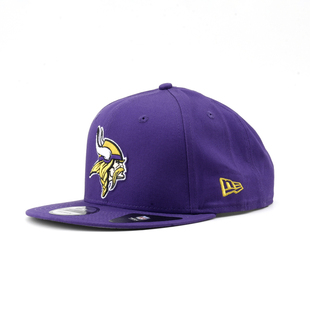 韩国代购NEWERA纽亦华NFL橄榄球950平沿可调棒球帽明尼苏达维京人