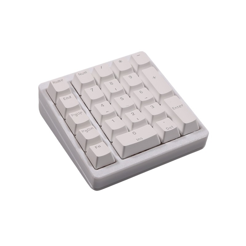 菜籽猫3D打印热插拔22键QMK