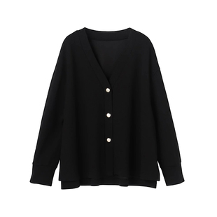 ANYSIS温柔气质甜美可水洗剪裁乔其纱开衫女ONWARD