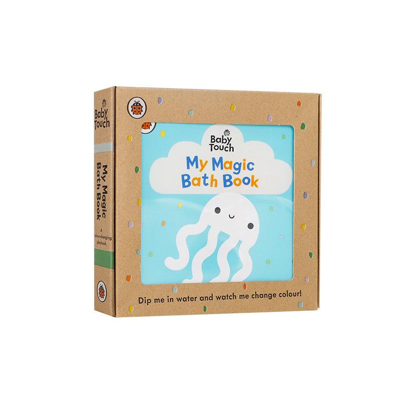 英文原版Baby Touch: My Magic Bath Book我的奇妙洗澡书幼儿颜色认知启蒙早教触摸书亲子趣味互动宝宝边玩边学奇妙变色洗澡书