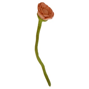 尼泊尔手工羊毛毡仿真花装饰花朵花束腊梅花永生花喜庆拍照道具