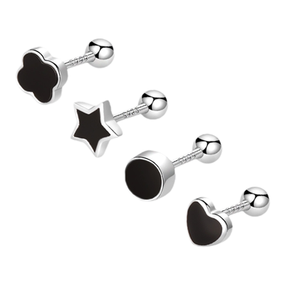 LNIEER纯银女耳钉小众设计高级感