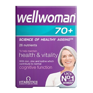英国薇塔贝尔wellwoman女士维生素70+30粒28.4月效期官方授权店
