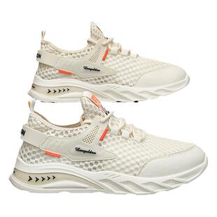 网面男鞋2026新款夏季透气薄款镂空大网鞋男士软底轻便休闲运动鞋