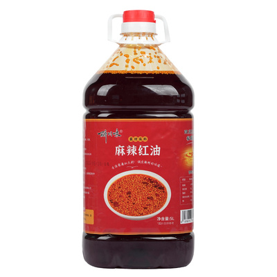 四川红油辣椒油商用5L麻辣