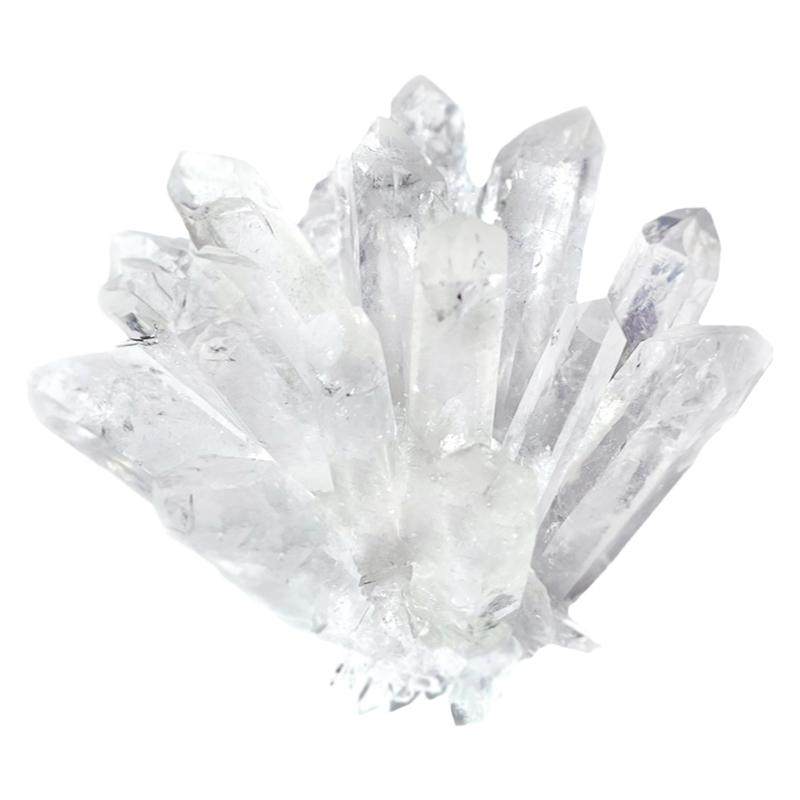 天然白水晶簇原石消磁石装饰摆件