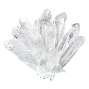 天然白水晶簇原石摆件手链消磁石家居办公室新家装饰送礼摆件