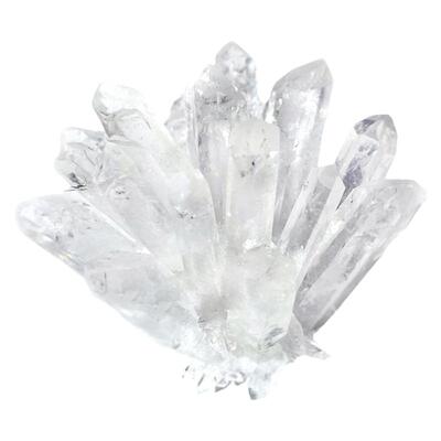 天然白水晶簇原石消磁石装饰摆件