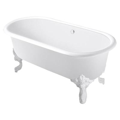 科勒独立式铸铁贵妃浴缸