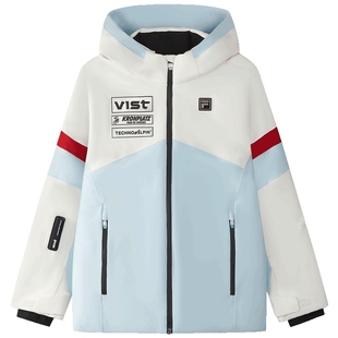 FILA斐乐儿童童装滑雪服2025年冬季新款女童中大童户外运动滑雪服