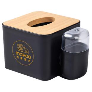 纸巾盒牙签酒店个性餐厅饭店餐桌塑料餐巾纸盒商用抽纸盒定制logo