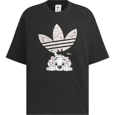 Adidas/阿迪达斯正品三叶草男士宽松日常印花透气短袖KG6684