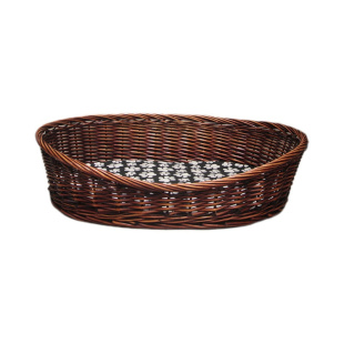 加粗藤编可拆洗狗窝柳编宠物窝泰迪金毛大型犬狗窝狗床四季可用窝