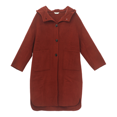 it'real瑞尔25年冬季新款减龄时尚休闲简约双面呢大衣女