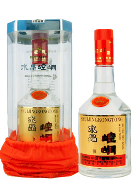 水晶崆峒酒42度500ml浓香型粮食白酒平凉崆峒山特产节日好礼
