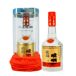 水晶崆峒酒42度500ml浓香型粮食白酒平凉崆峒山特产节日好礼