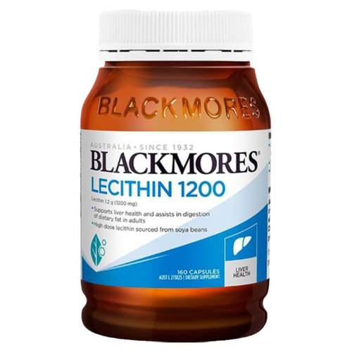 BLACKMORES澳佳宝大豆卵磷脂软胶囊1200mg160粒鱼油好搭档中老年