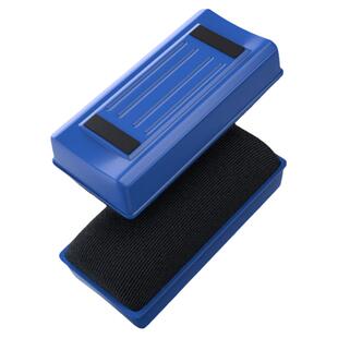 得力磁性白板擦可吸附磁力海绵儿童画板擦老师教师黑板擦无尘布刷