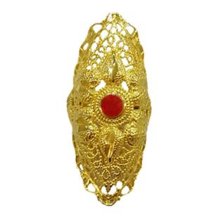 欧美大气沙金首饰长时尚夸张活口戒指女指环保色未镶嵌爆款热推