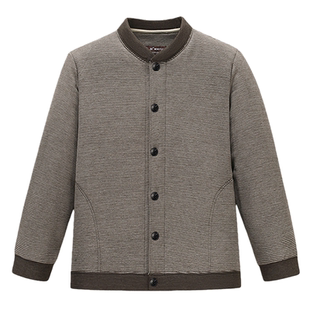 冬季男加厚新款驼绒棉袄爸爸棉衣外套保暖中老年棉服夹克老年爷爷