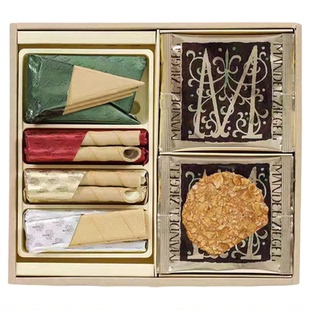 [现货速发]日本零食本高砂屋巧克力夹心蛋卷扁桃仁薄脆饼干礼品盒