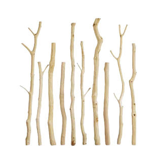 天然干树枝装饰摆件原木枯木树干民宿店铺隔断木棍装饰实木挂衣杆