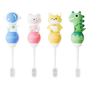 婴幼儿万根毛牙刷细丝0-3-5岁半宝宝儿童卡通乳牙护齿小孩训练刷