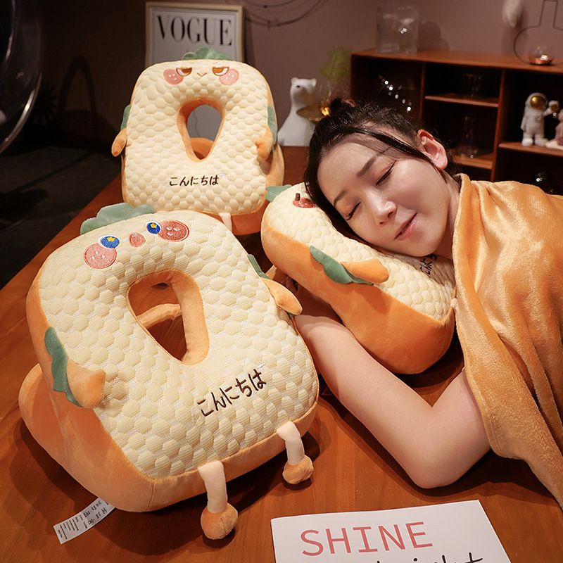 午睡枕趴睡枕儿童抱神器枕头枕睡觉午睡趴桌子小学生办公室毛绒