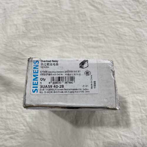 溢价-热过载继电器 3UA59 40-2B