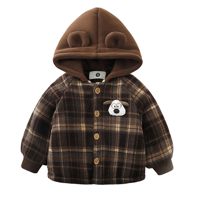 男宝宝加厚棉服小男孩棉袄