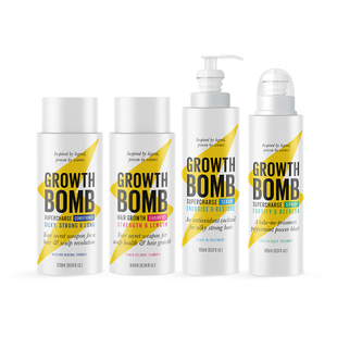 澳洲growthbomb生发洗发水密发蓬松头发育发液生长精华喷雾剂